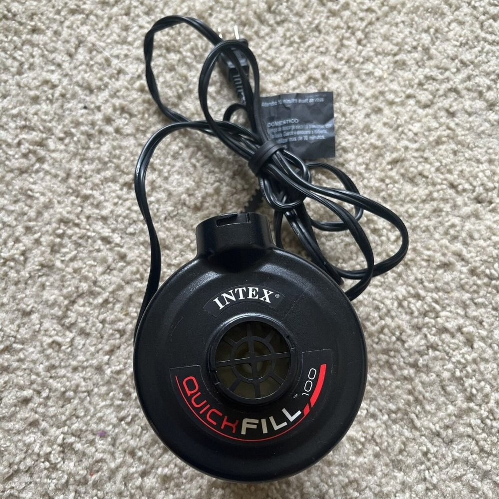 Intex Quick-Fill 100 Electric Air Pump Model AP619-III WORKS (RR8) Black